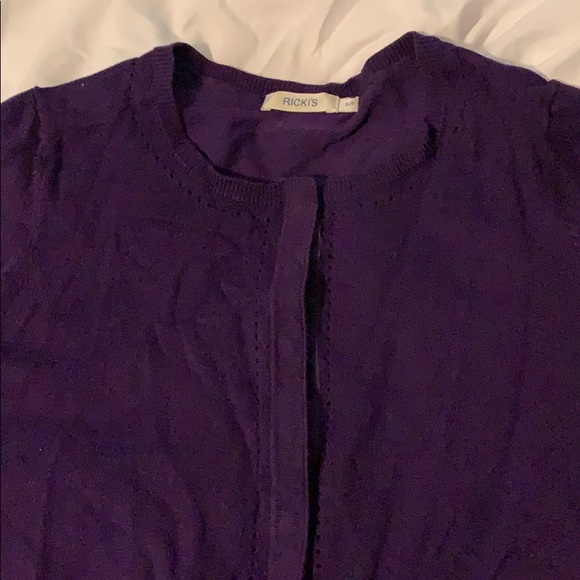 Gorgeous Purple Cardigan - Picture 3 of 4